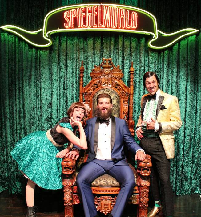 San Jose Sharks defenseman Brent Burns with Joy Jenkins and The Gazillionaire at "Absinthe" on Wednesday, June 24, 2015, outside Caesars Palace.