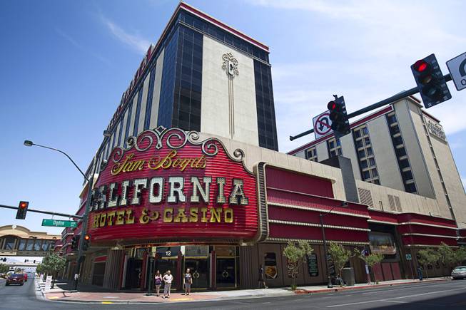 An exterior view of the California Hotel and Casino on Tuesday, June 30, 2015, in downtown Las Vegas. 