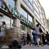 Pedestrians pass in front of a Whole Foods Market store in Union Square, Wednesday, June 24, 2015, in New York. New York City's consumer chief said Wednesday that Whole Foods supermarkets have been routinely overcharging customers by overstating the weight of prepackaged meat, dairy and baked goods.