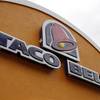 This Friday, May 23, 2014, photo shows the sign at a Taco Bell in Mount Lebanon, Pa.