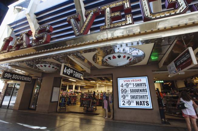 The Las Vegas Club is shown Thursday, July 23, 2015, in downtown Las Vegas.