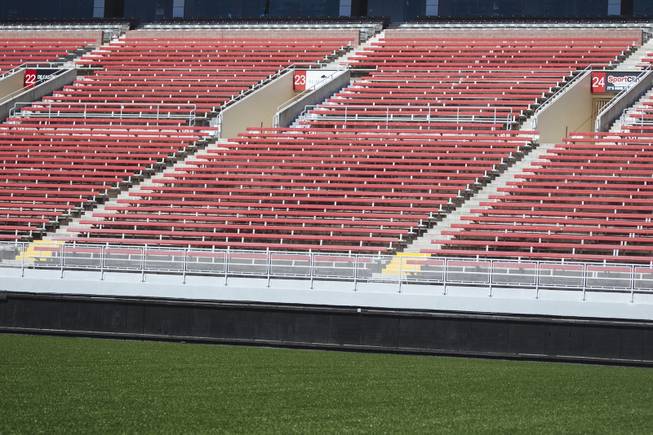 Renovations at Sam Boyd Stadium this summer brought new turf ...