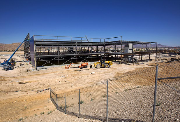 Construction continues on the Ikea Las Vegas store at Durango Drive and Sunset Road Tuesday, July 28, 2015. The store is expected to open in the summer of 2016.