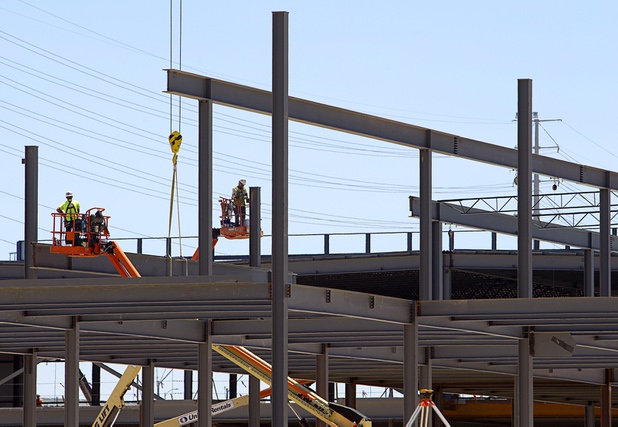 Construction continues on the Ikea Las Vegas store at Durango Drive and Sunset Road Tuesday, July 28, 2015. The store is expected to open in the summer of 2016.