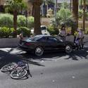 Car vs. Bicycle Accident on The Strip
