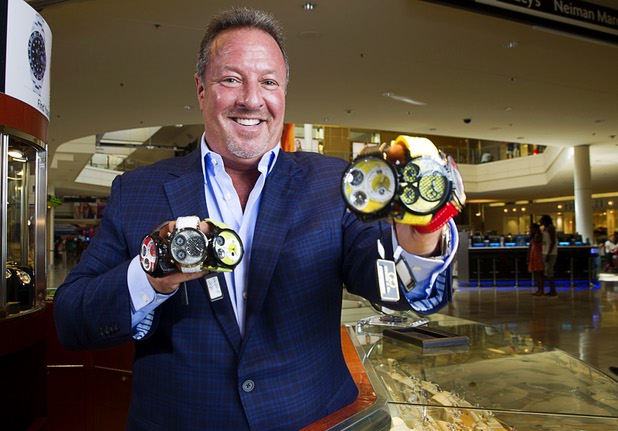Stuart Berger, owner of Berger & Son Fine Jewelers, poses in the store at the Fashion Show Mall Monday Aug. 3, 2015.