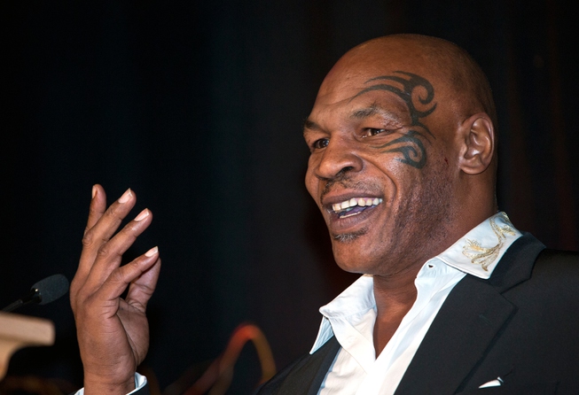 2015 Nevada Boxing Hall of Fame - Former heavyweight boxer Mike Tyson ...