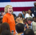 Hillary Rodham Clinton Speaks at Town Hall Meeting