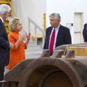 Hillary Clinton Tours Carpenters International Training Center
