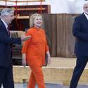 Hillary Clinton Tours Carpenters International Training Center