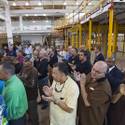 Hillary Clinton Tours Carpenters International Training Center