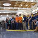 Hillary Clinton Tours Carpenters International Training Center