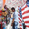 A customer looks at various items for sale at Broadacres Marketplace in Las Vegas, Nev. on Aug. 15, 2015.