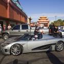 Floyd Mayweather Jr. Arrives In Swedish Supercar