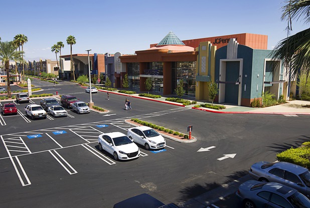 A view of the Boulevard Mall on Maryland Parkway Sunday, Sept. 6, 2015. The mall, which was sold to Sansone Companies in late 2013, has undergone extensive exterior renovations.