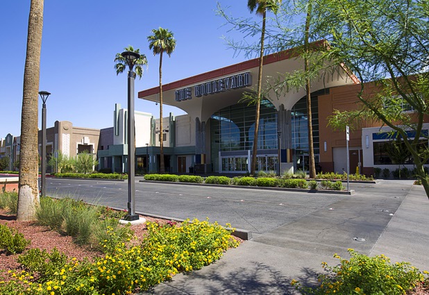 A view of the Boulevard Mall on Maryland Parkway Sunday, Sept. 6, 2015. The mall, which was sold to Sansone Companies in late 2013, has undergone extensive exterior renovations.