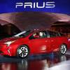 Toyota unveils the latest version of the Prius at an event Tuesday, Sept. 8, 2015, in Las Vegas. 