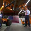 Republican presidential candidate Wisconsin Gov. Scott Walker speaks during a town hall meeting at the Xtreme Manufacturing warehouse Monday, Sept. 14, 2015. Walker proposed restrictions on federal labor unions and the elimination of the National Labor Relations Board.