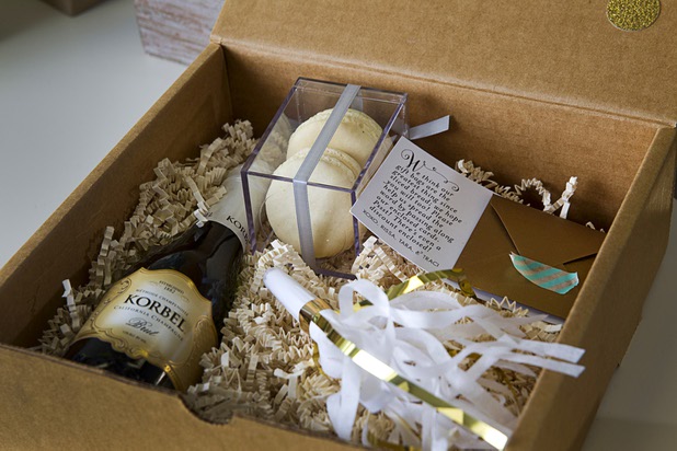 A wedding gift box at the Welcome Bag Shoppe in Henderson Wednesday, Sept. 16, 2015.