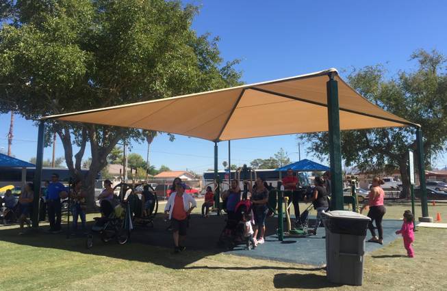 Joe Kneip Park in North Las Vegas reopened Thursday, Sept. 17, 2015, after undergoing a three-month renovation.