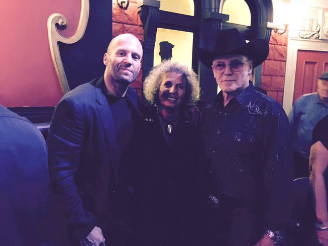 Jason Statham, his mother, Eileen, and his father, Barry Wild, ...