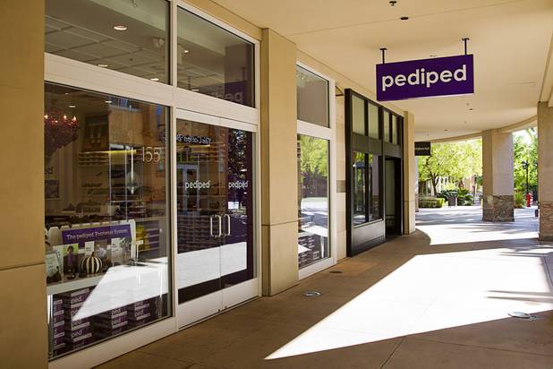An exterior view of the Pediped store at Town Square Tuesday, Oct. 6, 2015.