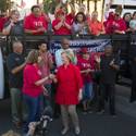 Hillary Speaks At Culinary Demonstration