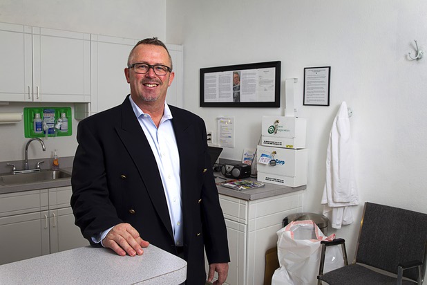 Jimmy Platt, president of ARCpoint Labs, poses at the company Monday, Oct. 12, 2015. The company provides drug, alcohol, and DNA testing and background screening.