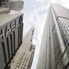 This Monday, July 13, 2015, photo shows a Chase Bank office tower in New York's financial center.
