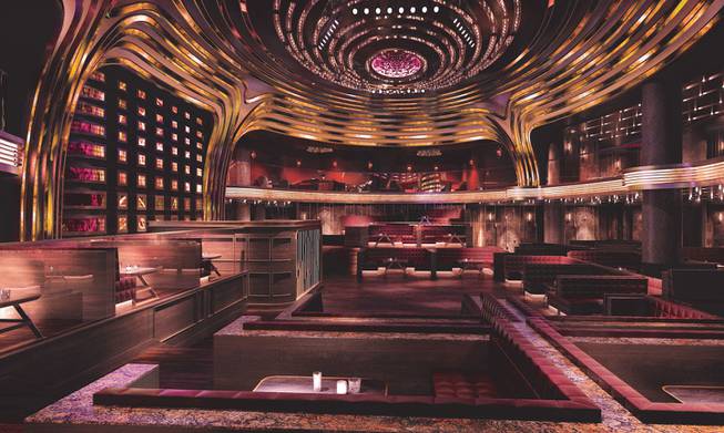 A rendering of Hakkasan Group’s nightclub Jewel, which is going in the former space of Haze at Aria in the spring of 2016.