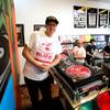 Andrew Benna operates Blend DJ Institute on Saturday, October 17,  2015.