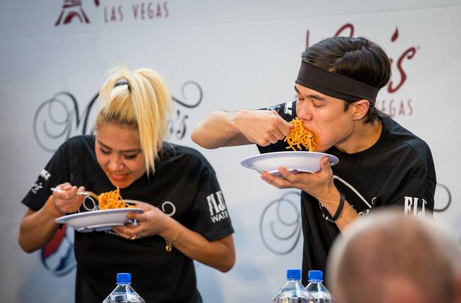 Martorano's Masters Pasta Eating World Championship on Saturday, Oct. 17, ...