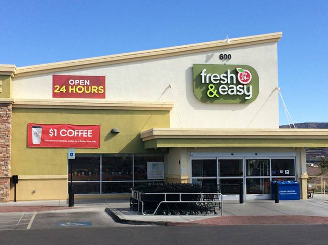 The Fresh & Easy grocery store at 600 S. Green Valley Parkway in Henderson is shown Thursday, Oct. 22, 2015.
