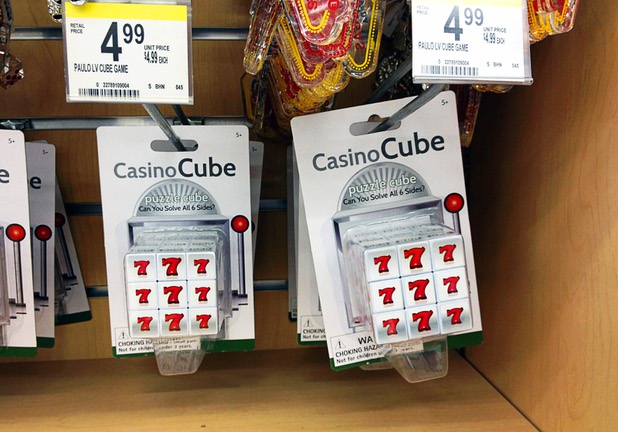 Las Vegas souvenirs are displayed in the Walgreens at 3025 Las Vegas Boulevard South Monday, Oct. 26, 2015. The north Strip property has sold for $37 million - a 33 percent jump from its sales price in 2012.