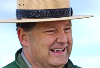 National Park Service Superintendent Jon Burpee, pictured here Wednesday, Nov. 4, 2015, is the sole employee of Tule Springs Fossil Beds National Monument and is pleased with the outlook for the ecological land not far from downtown Las Vegas.