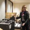 Donna Jarvis-Miller, director of membership and events for the American Public Human Services Association, with her own hot spot Internet network at the Renaissance Hotel in Seattle, Nov. 5, 2015. Jarvis-Miller said she brings her own hot spot to hotels and convention centers to save money. 