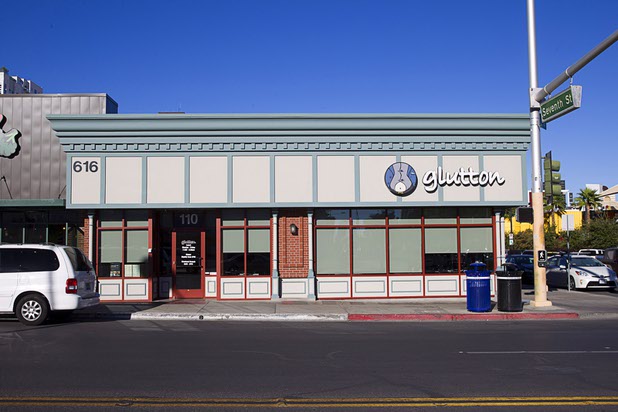 Glutton restaurant in downtown Las Vegas Sunday, Nov. 1, 2015.