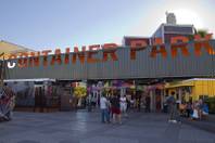 The Las Vegas Container Park in downtown Las Vegas Sunday, Nov. 1, 2015.