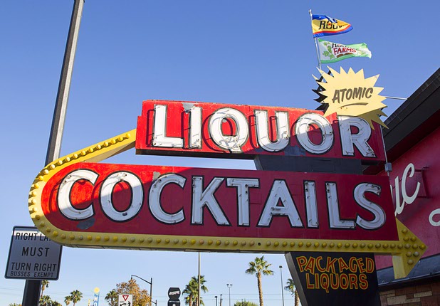 A view of the Atomic in downtown Las Vegas Sunday, Nov. 1, 2015.