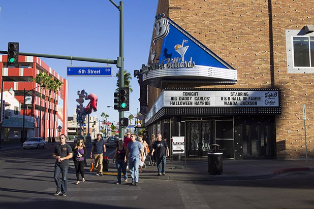 BackStage Bar & Billiards in downtown Las Vegas Sunday, Nov. 1, 2015.
