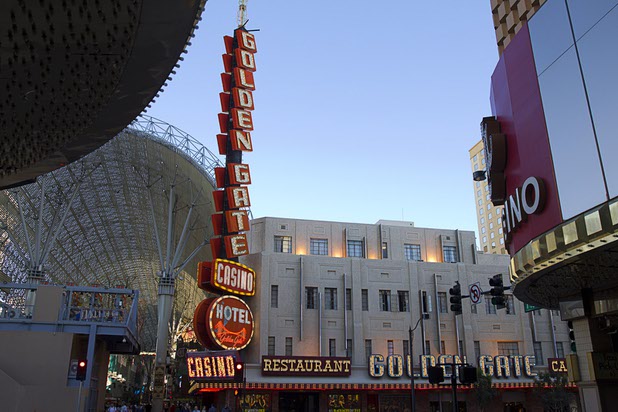 The Golden Gate hotel-casino in downtown Las Vegas Sunday, Nov. 1, 2015.