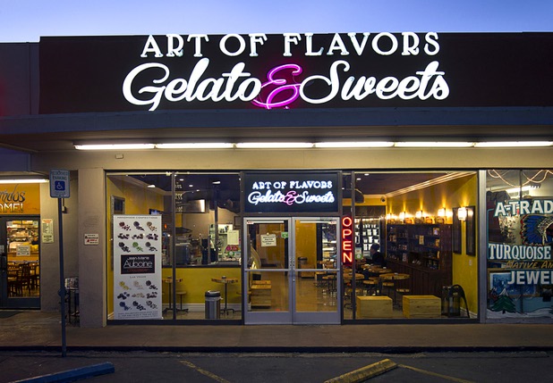 The Art of Flavors Gelato & Sweets on Las Vegas Boulevard South in Las Vegas Tuesday, Nov. 3, 2015.