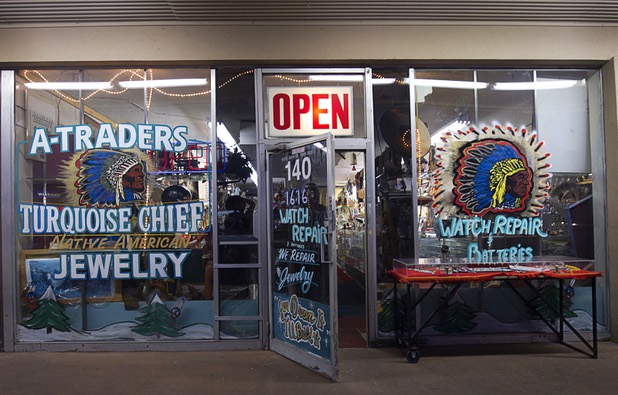 The A-Traders store on Las Vegas Boulevard South in Las Vegas Tuesday, Nov. 3, 2015.