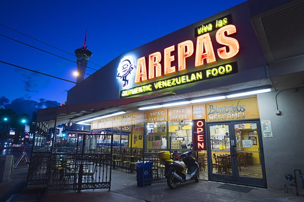 Viva Las Arepas on Las Vegas Boulevard South in Las Vegas Tuesday, Nov. 3, 2015.