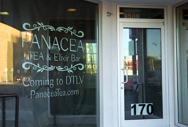 The site of the future Panacea Tea & Elixir Bar in downtown Las Vegas Wednesday, Nov. 4, 2015.