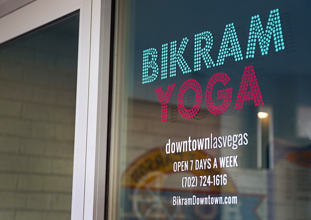 Bikram Yoga studio in downtown Las Vegas Wednesday, Nov. 4, 2015.
