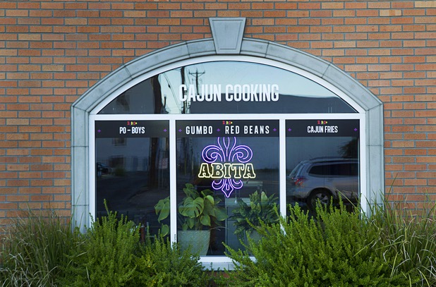 Abita in downtown Las Vegas Wednesday, Nov. 4, 2015.