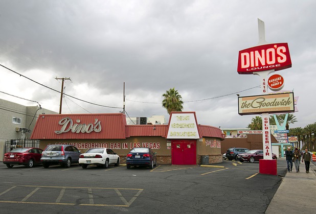 A view of Dino's in downtown Las Vegas Wednesday, Nov. 4, 2015.