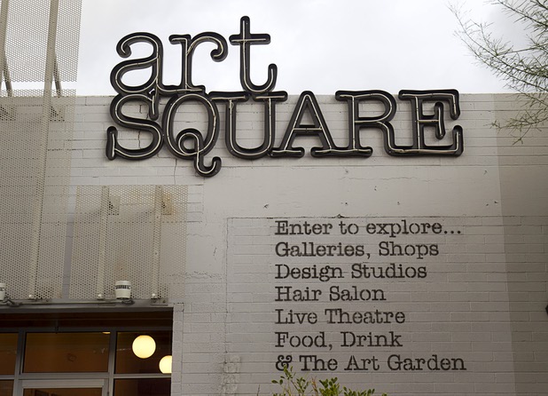 Art Square in the Arts District in downtown Las Vegas Wednesday, Nov. 4, 2015.