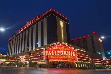 A view of the California Hotel and Casino on Wednesday, Nov. 4, 2015, in downtown Las Vegas.